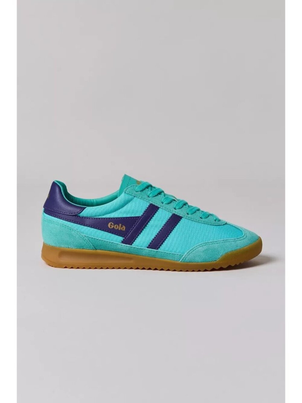 Gola Women's Tornado Sneakers Sea Mist/Plum CLB623 Size 7 Comfort Classic
